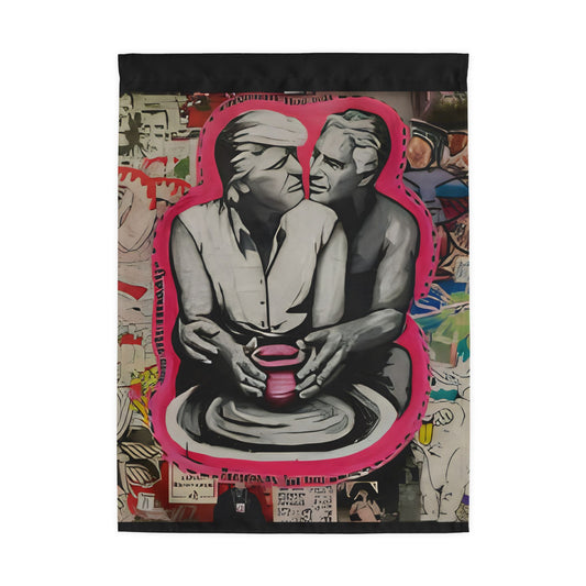Outdoor Flag — Trump/Epstein Pottery Lovers Embrace