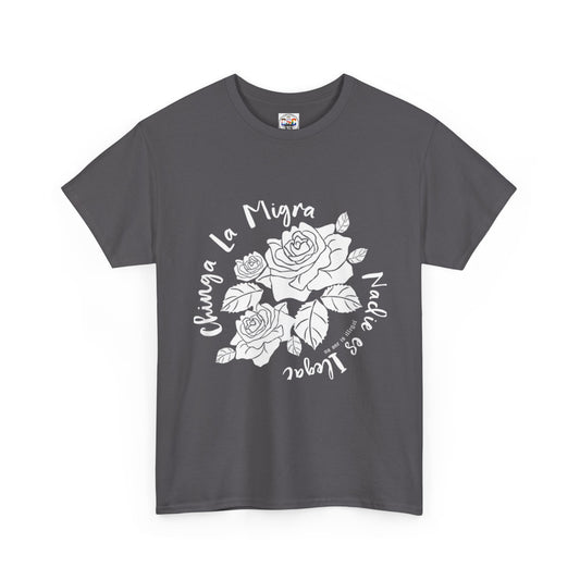 Nadie Es Illegal Rose Graphic Tee