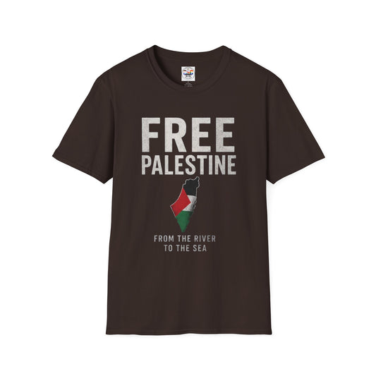 Free Palestine T-Shirt — 'From the River to the Sea' Political Solidarity Tee