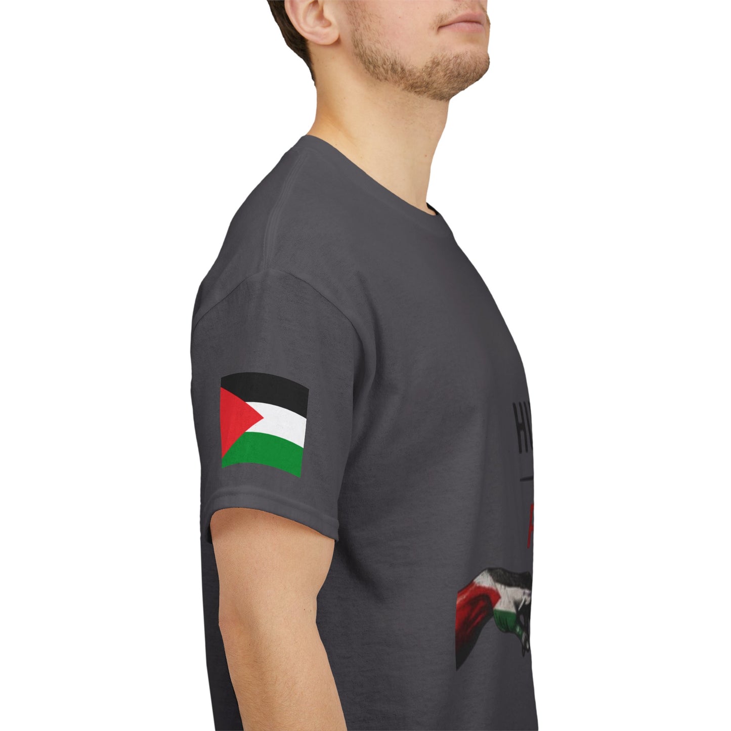Humanity Before Politics T-Shirt — Unity Hands Graphic Tee