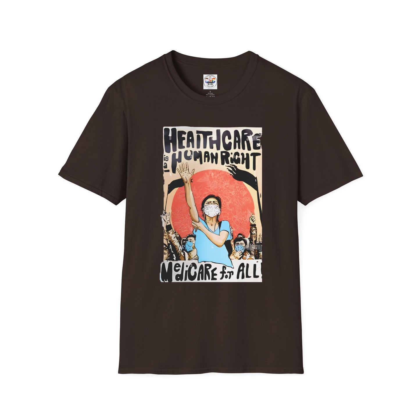 Healthcare Is a Human Right T-Shirt — 'Healthcare for All' Advocacy Tee