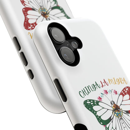 Phone Case — "Chinga La Migra" Mexican Flag Butterfly Impact-Resistant Case