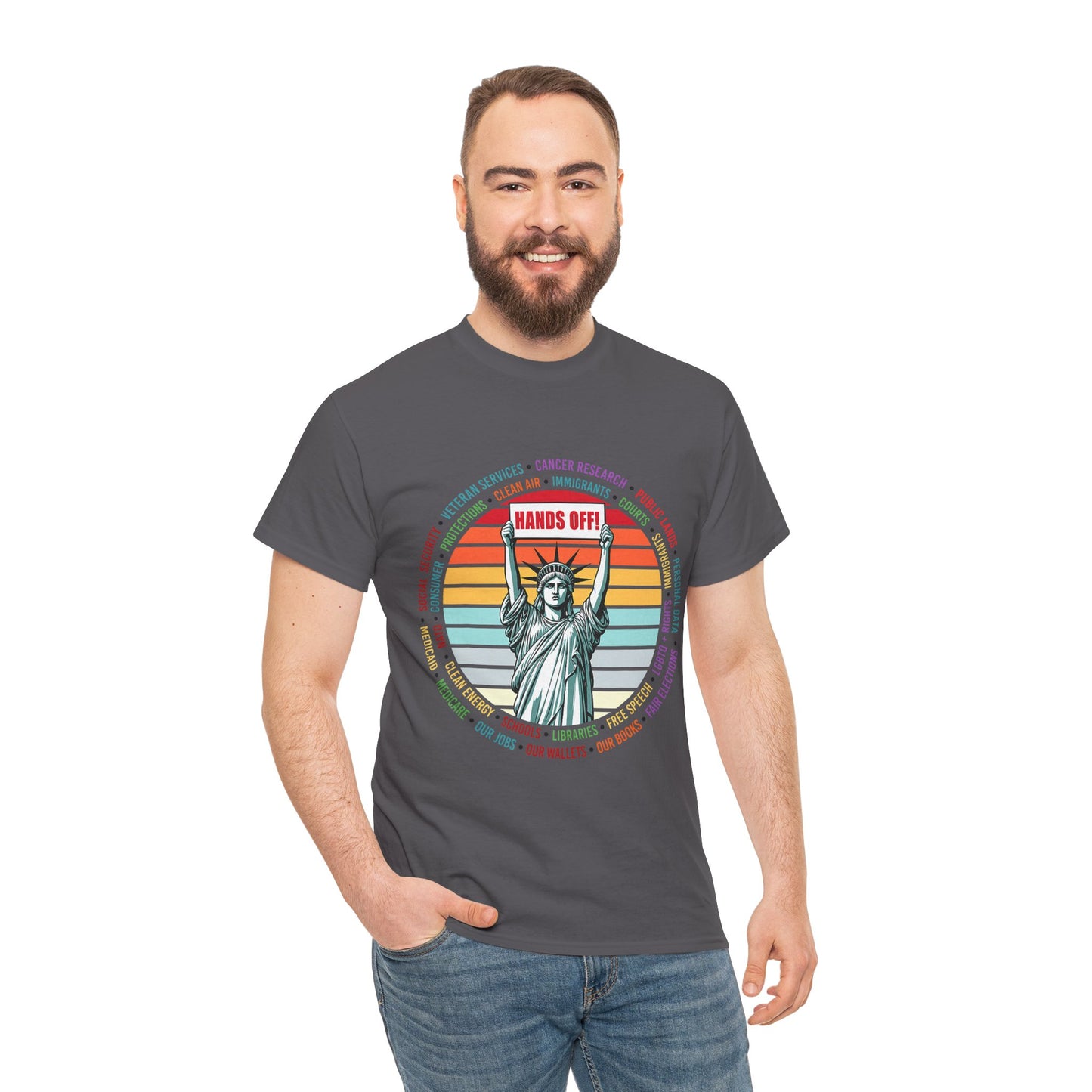 Statue of Liberty "Hands Off!" Tee