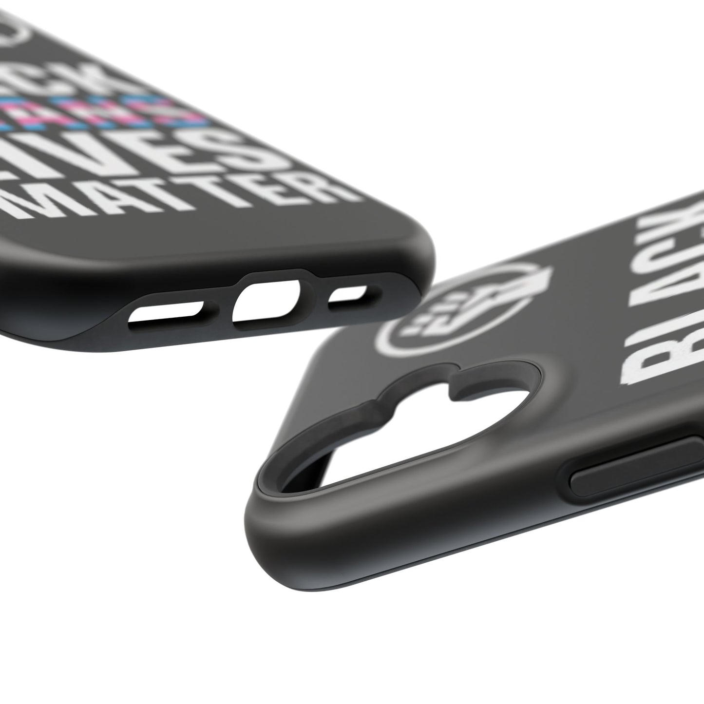 Impact-Resistant Phone Case — “Black Trans Lives Matter” Bold Activist Design