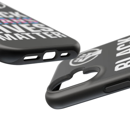 Impact-Resistant Phone Case — “Black Trans Lives Matter” Bold Activist Design
