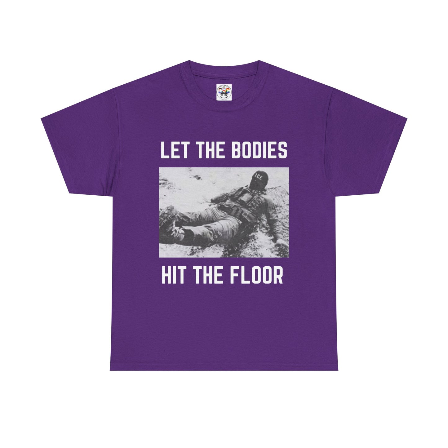 Let The Bodies Hit The Floor T-Shirt — Gothic Metal Band Lyric Tee