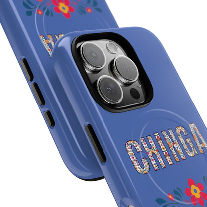Phone Case — "Chinga La Migra" Tough Magnetic Protective Case | Floral Bold Statement