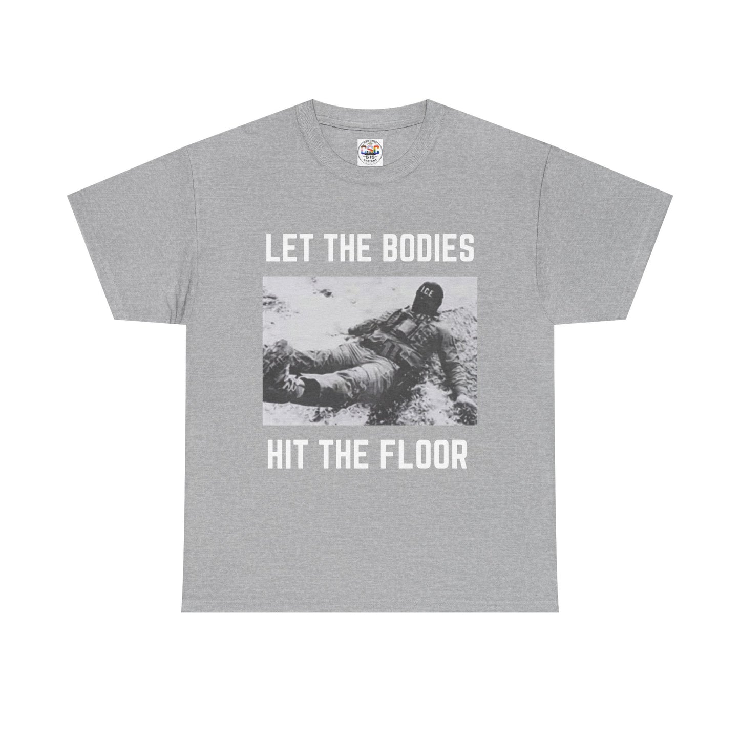 Let The Bodies Hit The Floor T-Shirt — Gothic Metal Band Lyric Tee