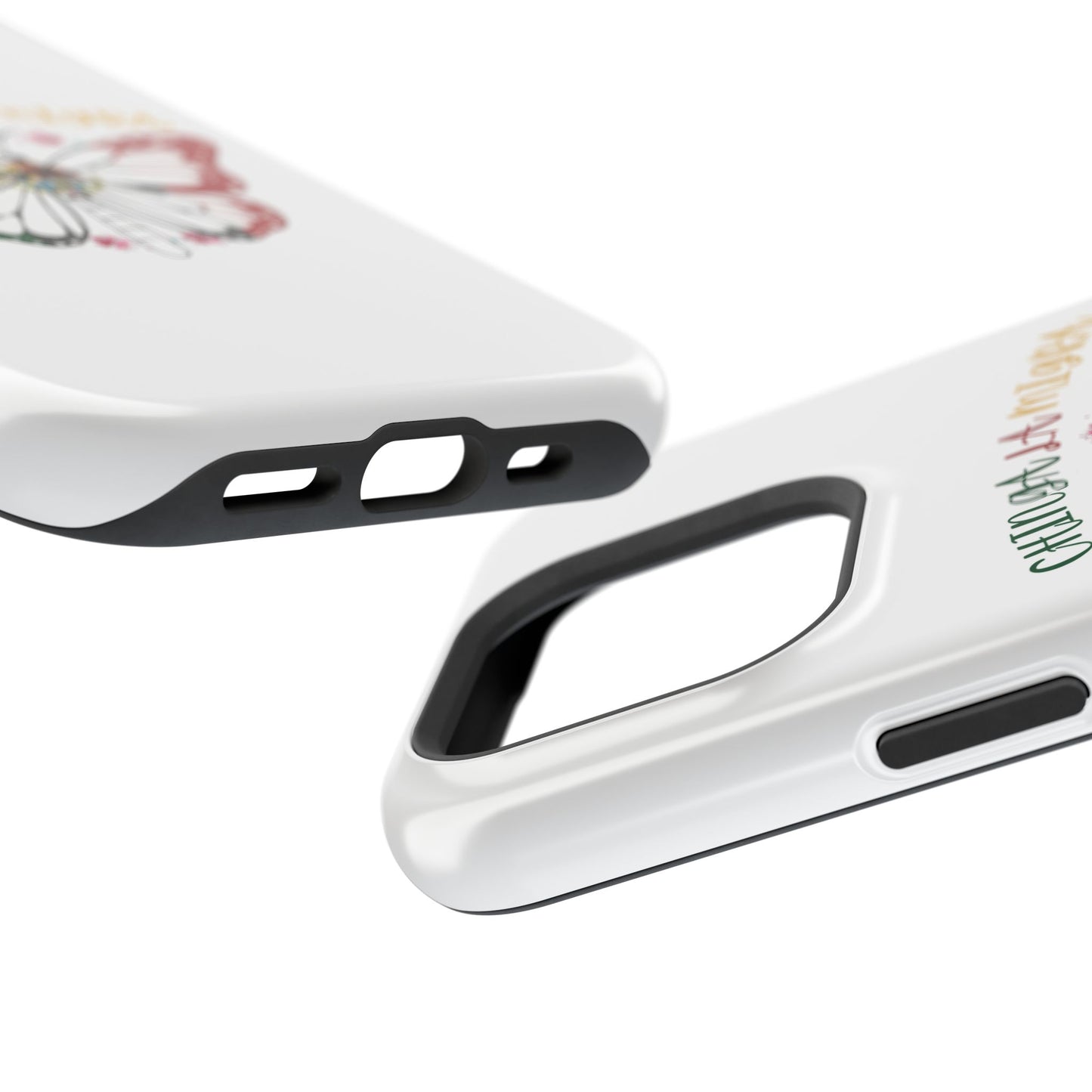 Phone Case — "Chinga La Migra" Mexican Flag Butterfly Impact-Resistant Case