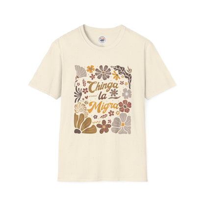 Retro Brown Floral Mexican Pride Tee
