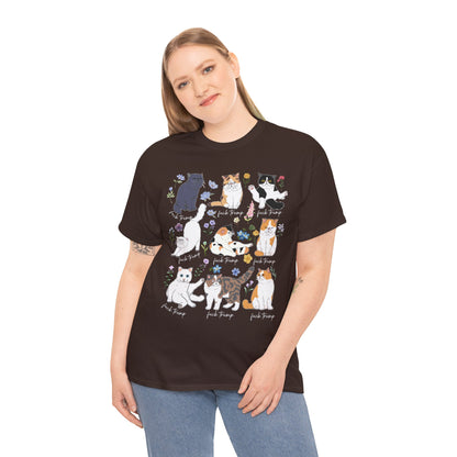 Cat F Trump Graphic Tee - Cute Cats Illustration