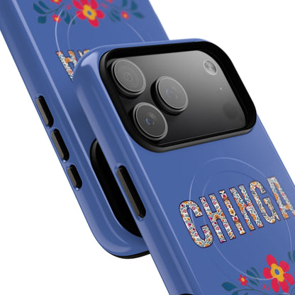 Phone Case — "Chinga La Migra" Tough Magnetic Protective Case | Floral Bold Statement