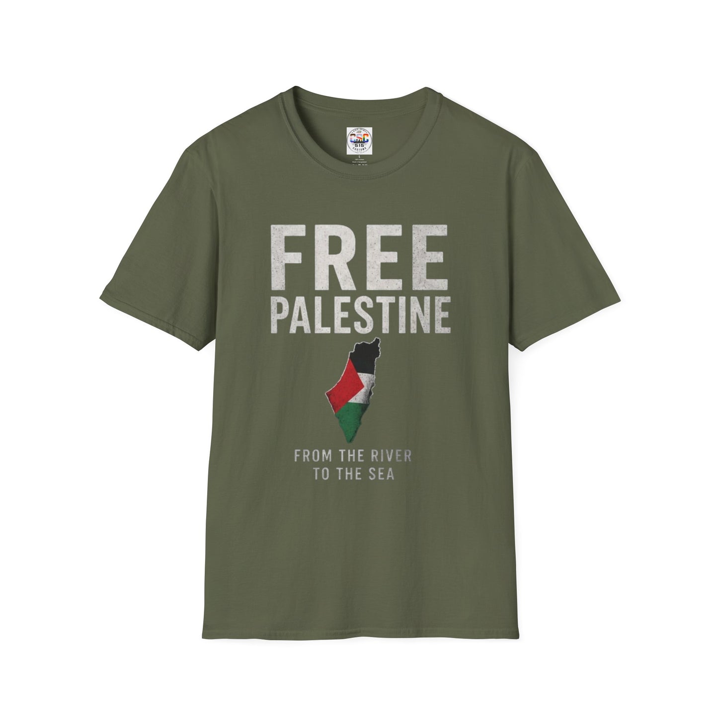 Free Palestine T-Shirt — 'From the River to the Sea' Political Solidarity Tee