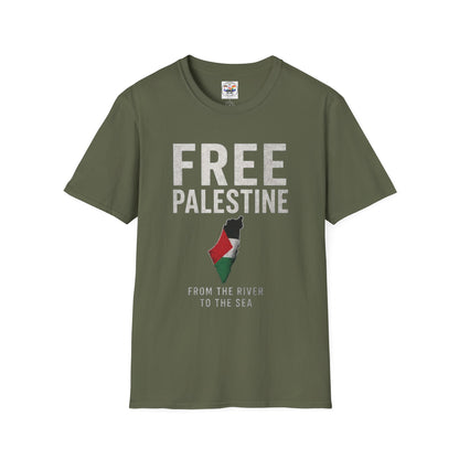 Free Palestine T-Shirt — 'From the River to the Sea' Political Solidarity Tee