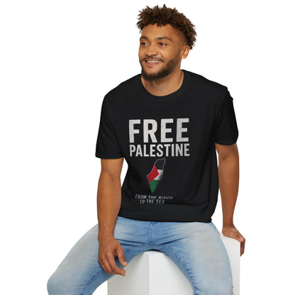 Free Palestine T-Shirt — 'From the River to the Sea' Political Solidarity Tee
