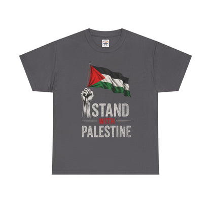 Stand With Palestine T-Shirt - Palestinian Flag Protest Tee
