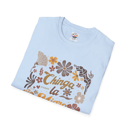 Retro Brown Floral Mexican Pride Tee