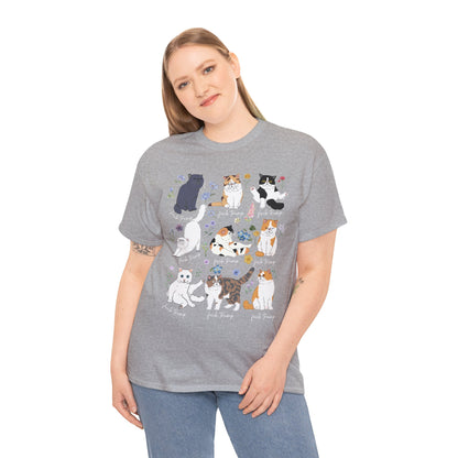 Cat F Trump Graphic Tee - Cute Cats Illustration