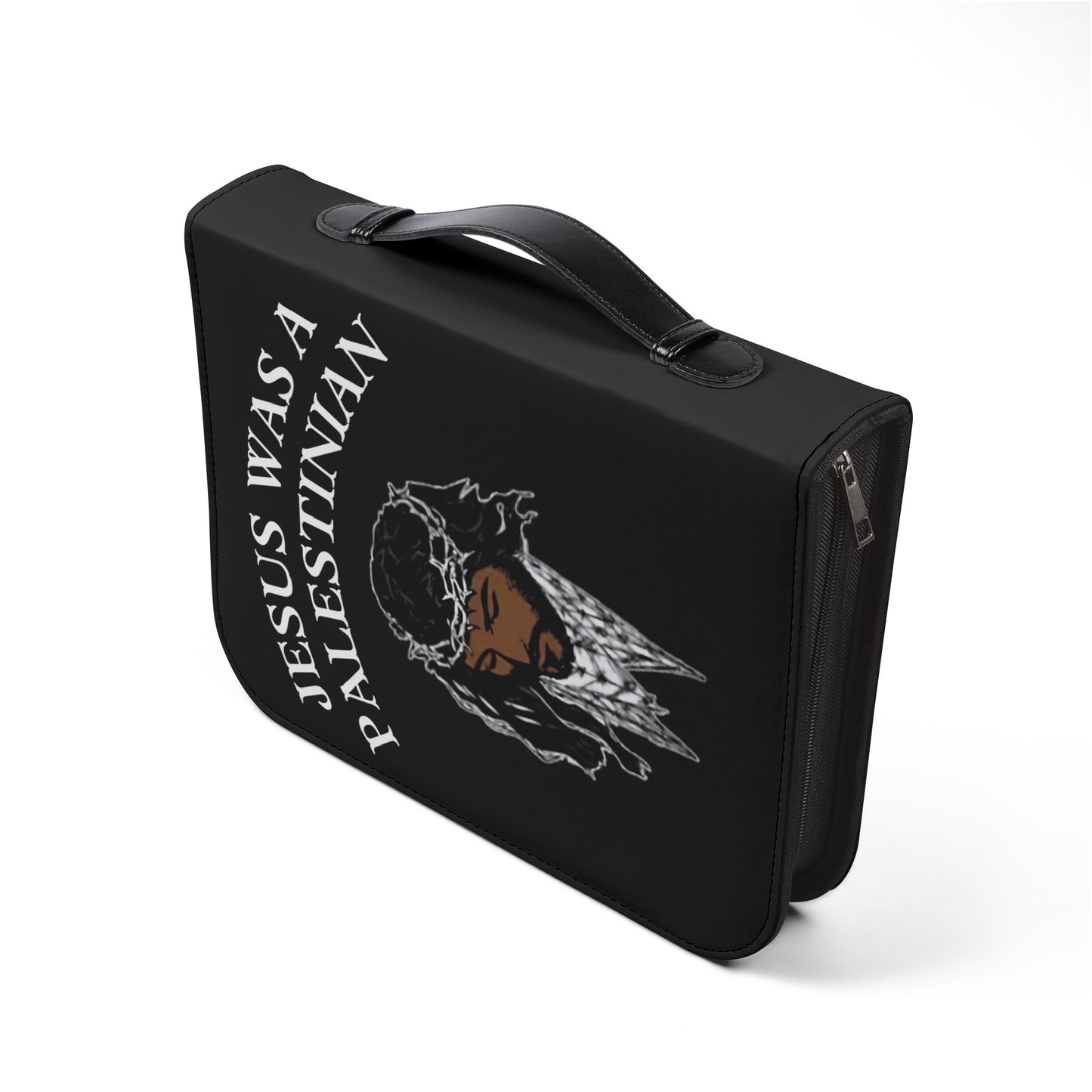 Bible Cover — "Jesus Was a Palestinian" Zippered Scripture Case