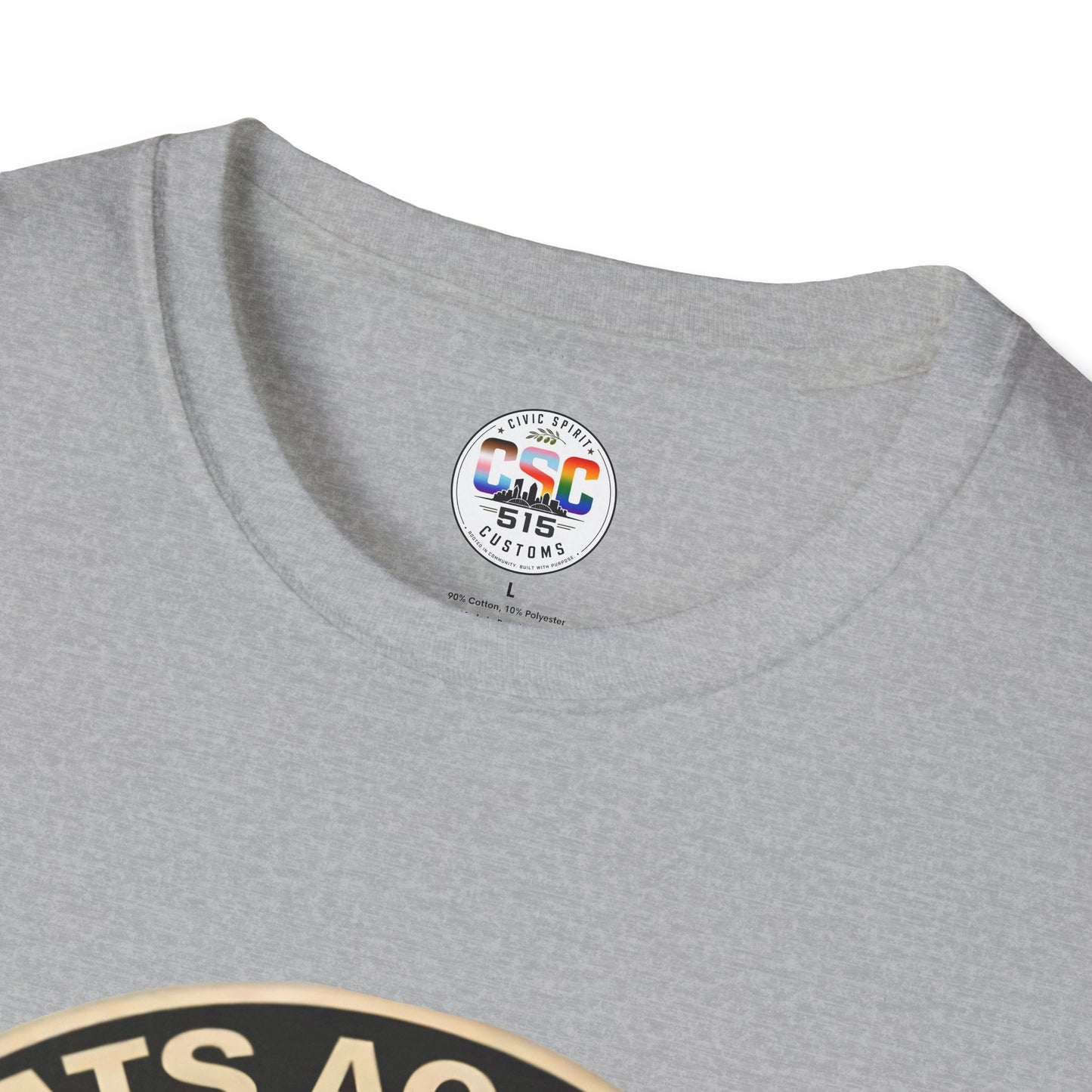 Cats Against Colonizers T‑Shirt — Black Cat with Keffiyeh & Palestine Flag