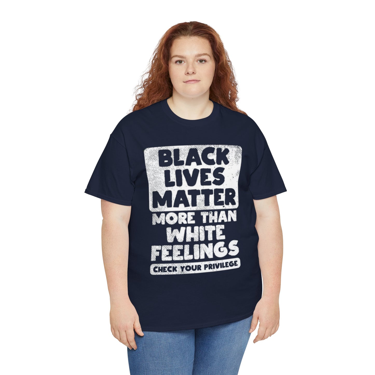 Black Lives Matter Graphic Tee — "More Than White Feelings" Social Justice T‑Shirt