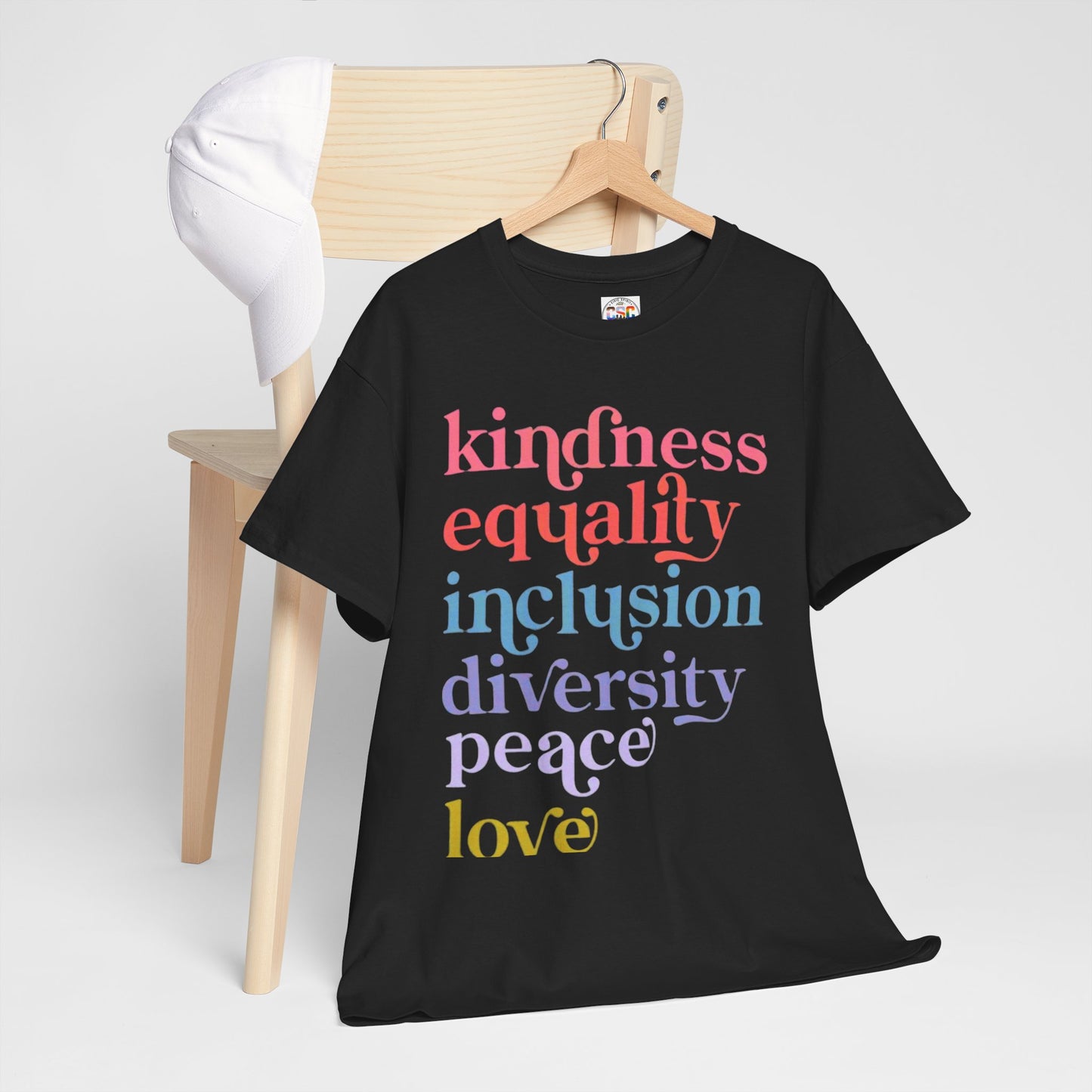 Kindness Equality Inclusion Diversity Peace Love T-Shirt