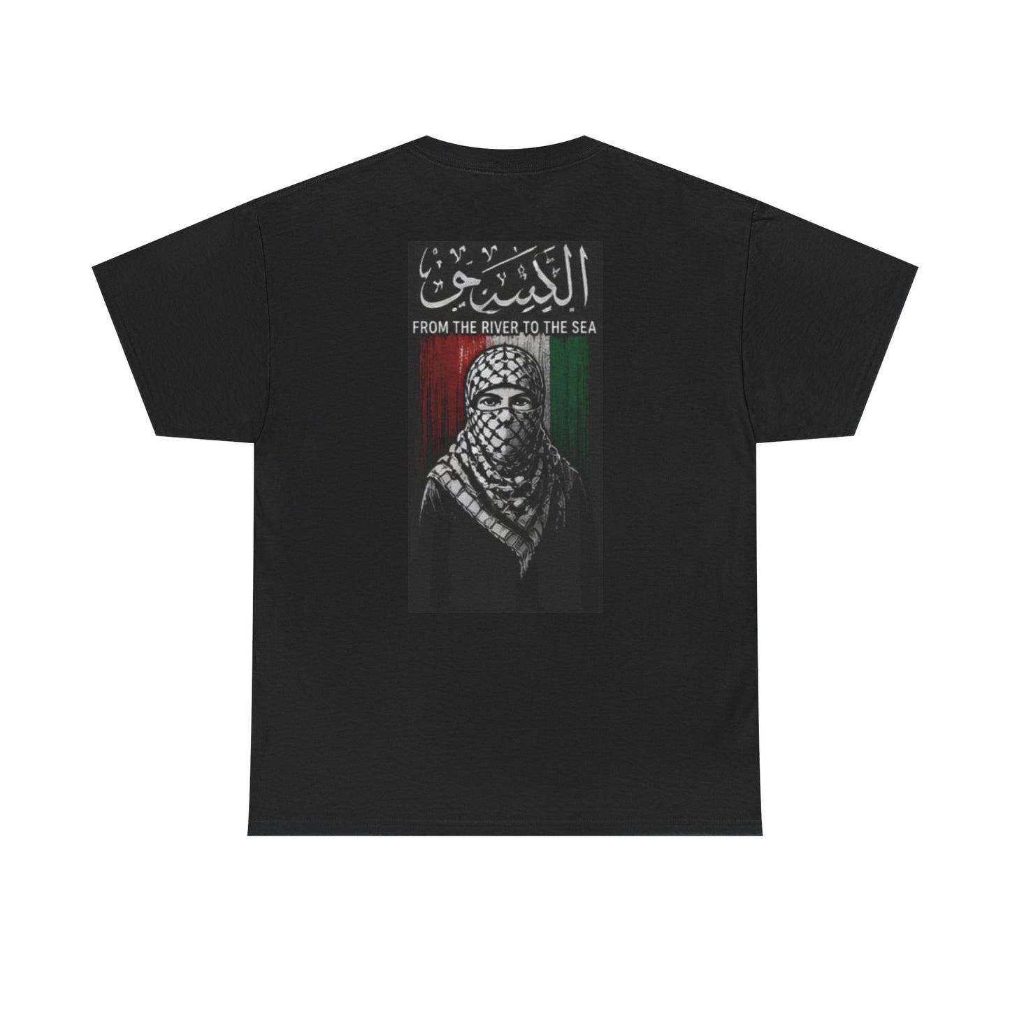 Palestine Solidarity T-Shirt — "From the River to the Sea" Graphic Tee