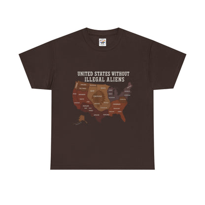 “United States Without Illegal Aliens” Political Graphic T-Shirt