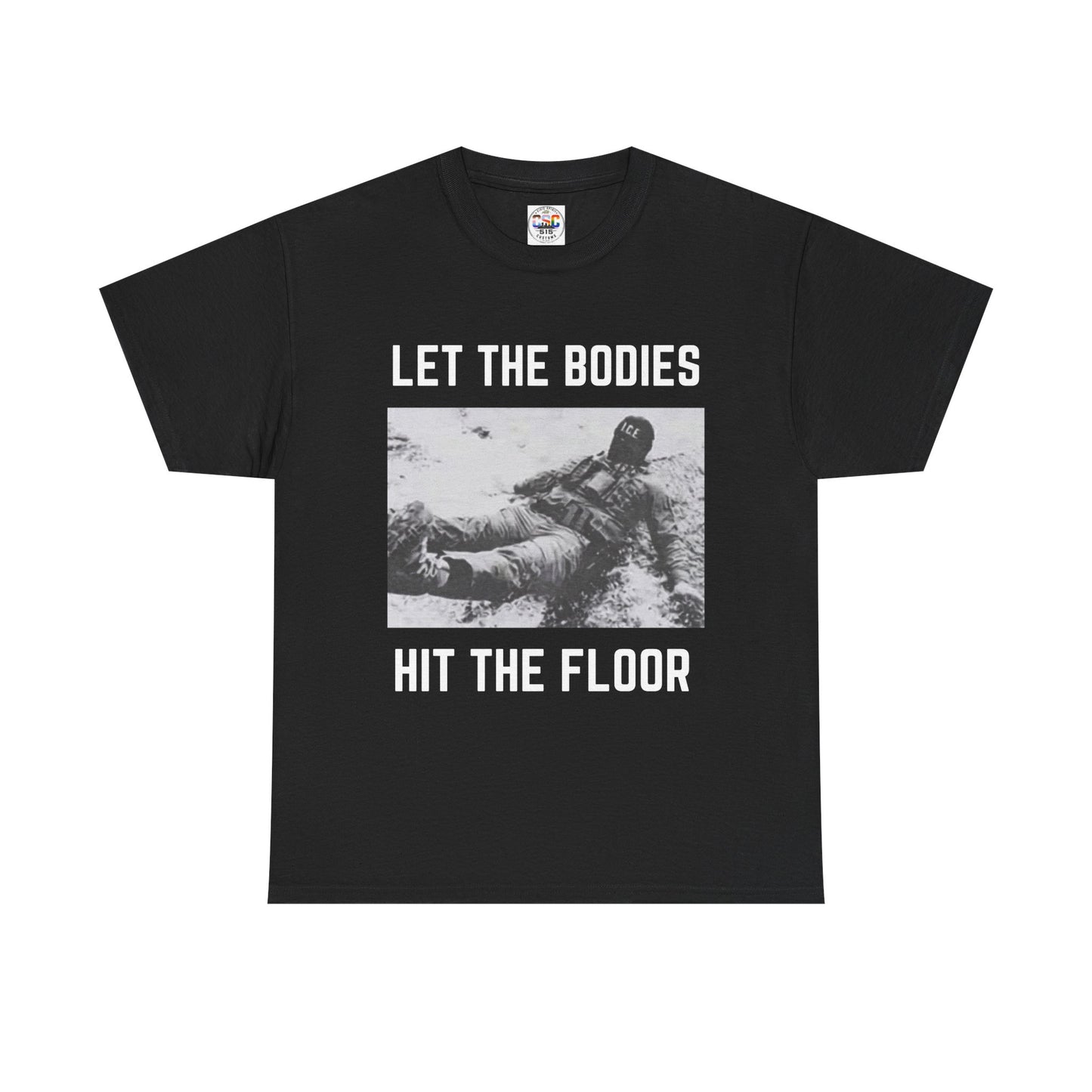 Let The Bodies Hit The Floor T-Shirt — Gothic Metal Band Lyric Tee
