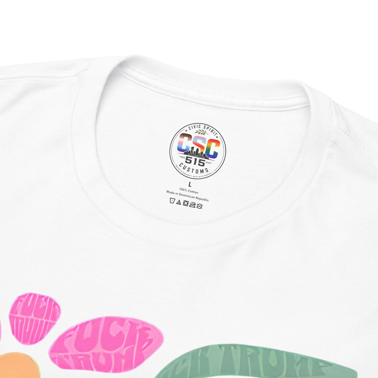 Retro Floral T-Shirt - Pink & Orange Vintage Flower Graphic Tee