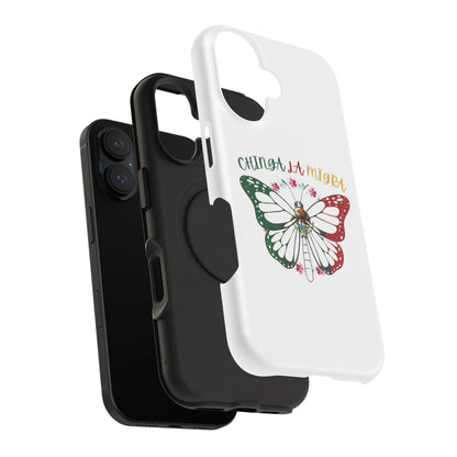 Phone Case — "Chinga La Migra" Mexican Flag Butterfly Impact-Resistant Case