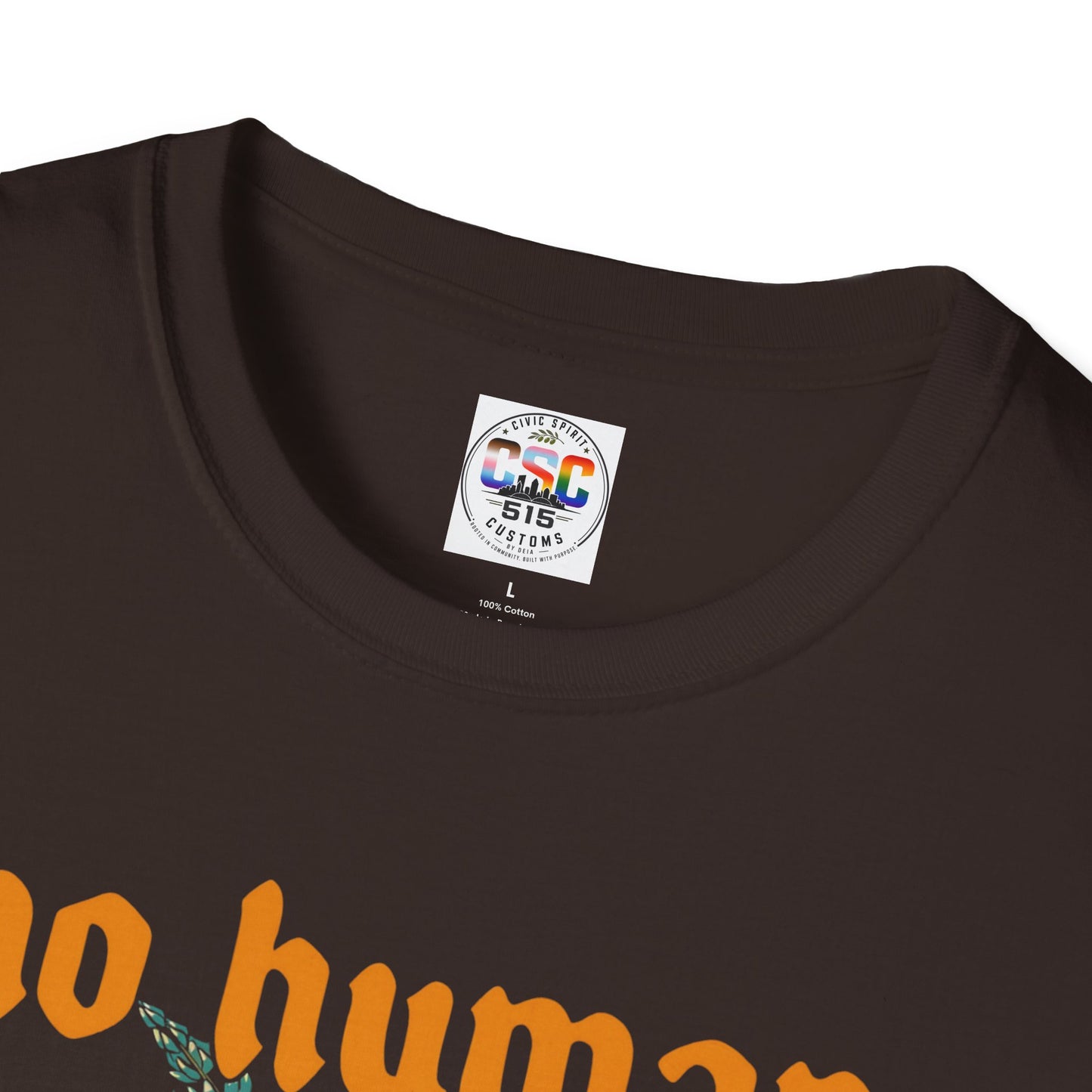 No Human Is Illegal T-Shirt — Immigration Justice Graphic Tee