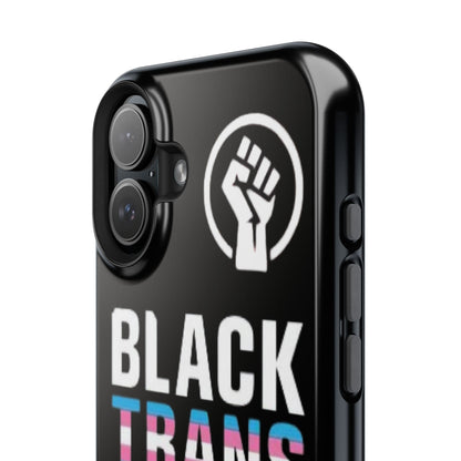 Impact-Resistant Phone Case — “Black Trans Lives Matter” Bold Activist Design
