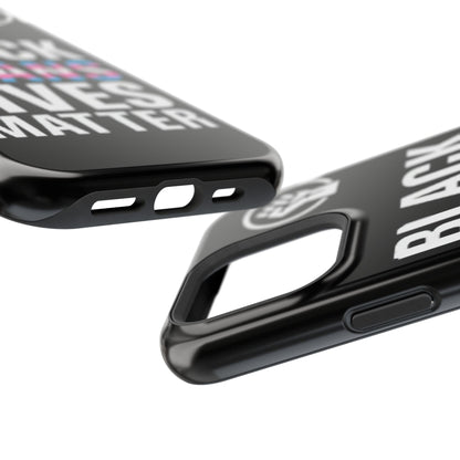 Impact-Resistant Phone Case — “Black Trans Lives Matter” Bold Activist Design