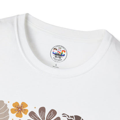 Retro Brown Floral Mexican Pride Tee