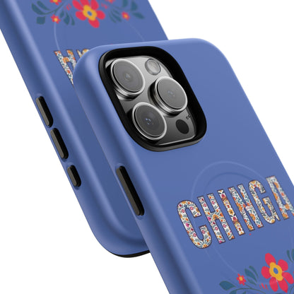 Phone Case — "Chinga La Migra" Tough Magnetic Protective Case | Floral Bold Statement