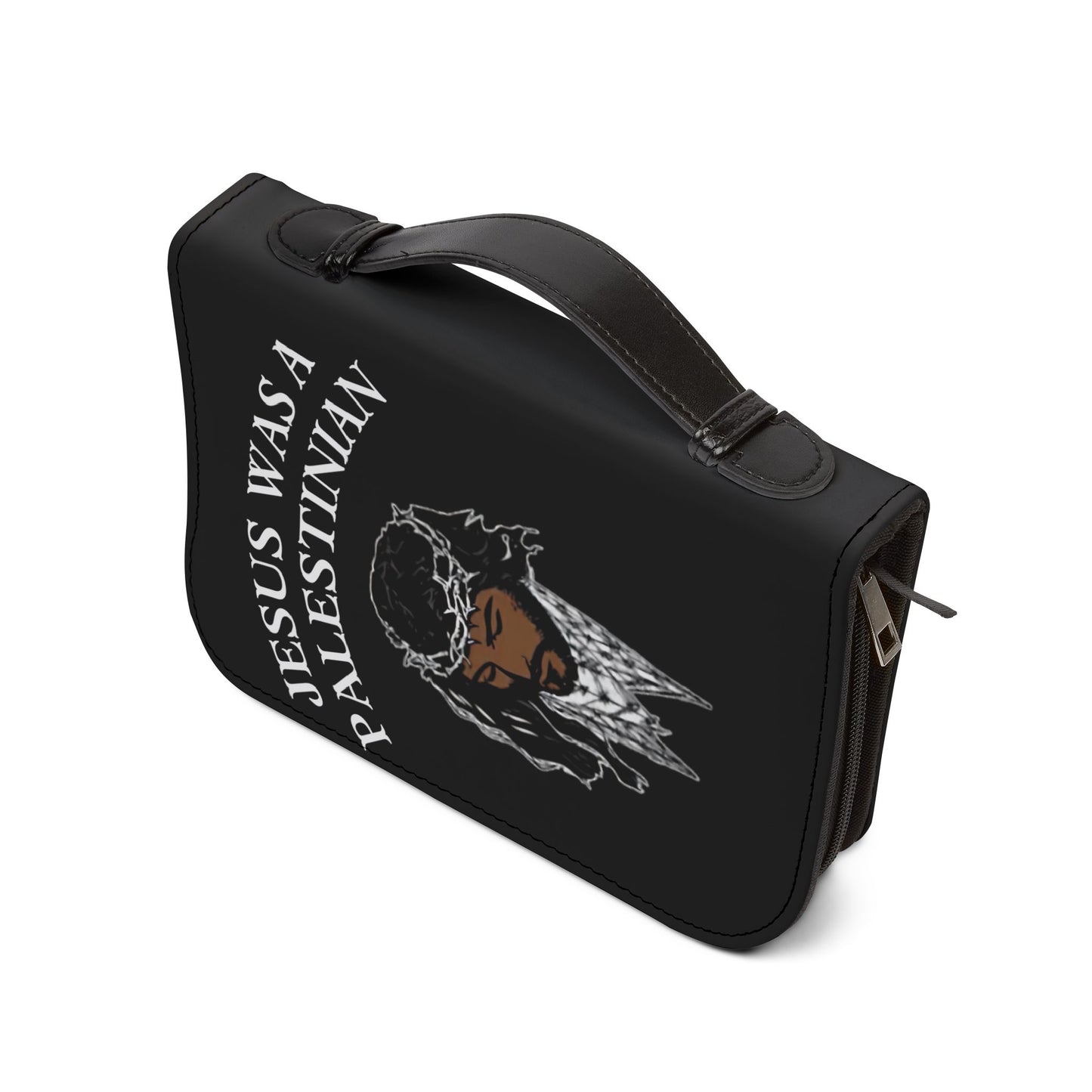 Bible Cover — "Jesus Was a Palestinian" Zippered Scripture Case