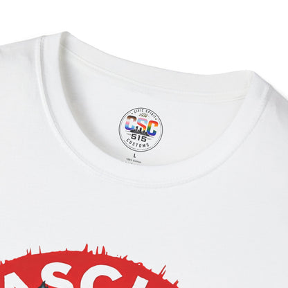 T-Shirt — "Fascists Get Scratches" Angry Black Cat Protest Tee