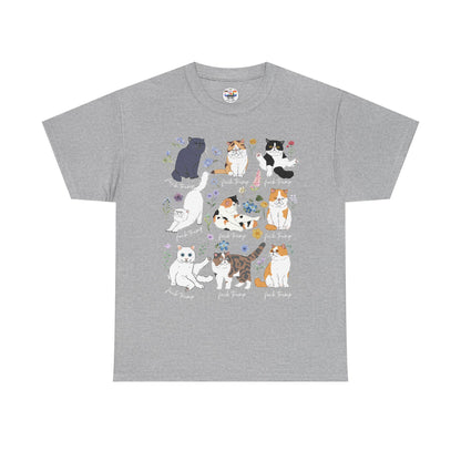 Cat F Trump Graphic Tee - Cute Cats Illustration