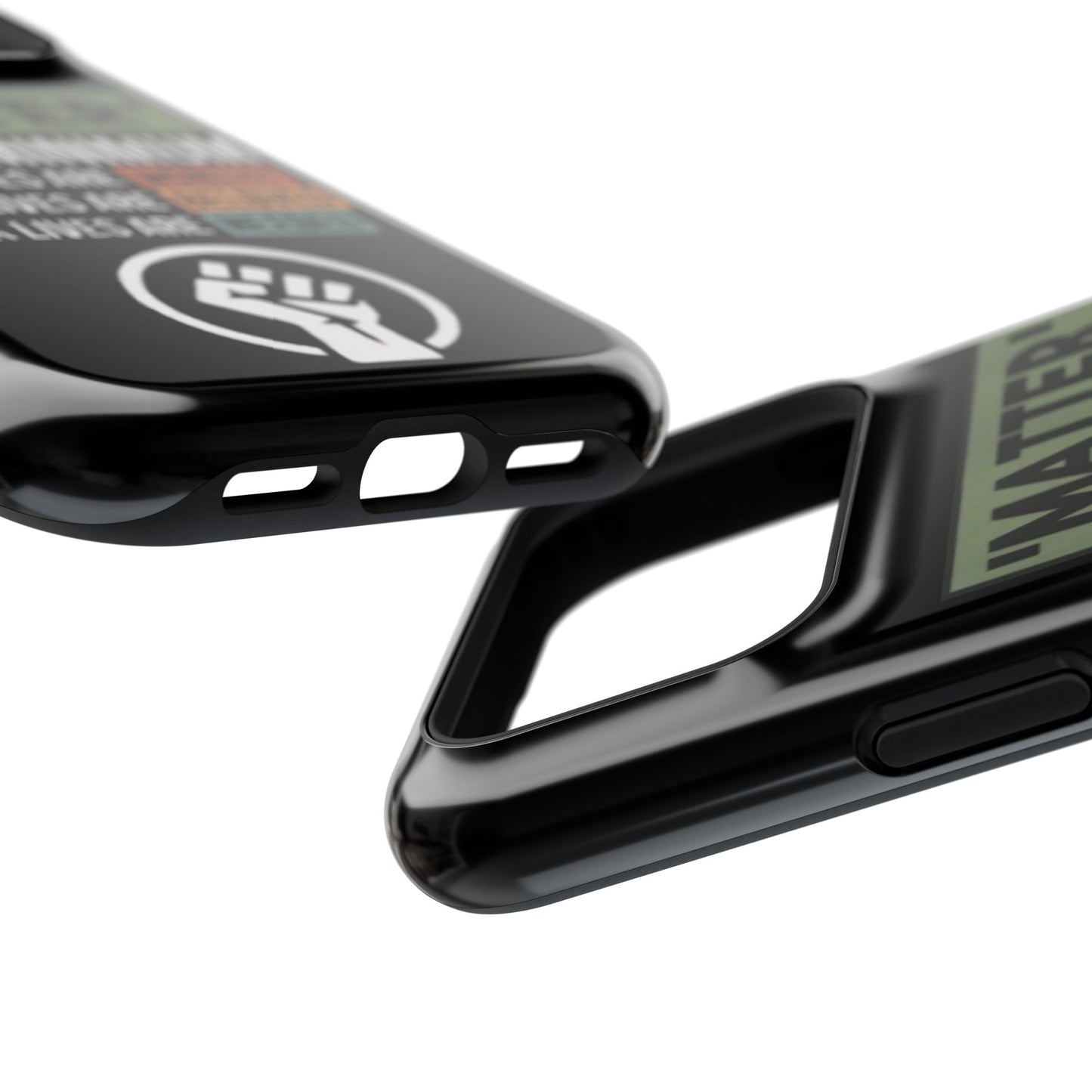 Impact-Resistant Phone Case — "Matter is the Minimum: Black Lives Are Worthy, Beloved, Needed"