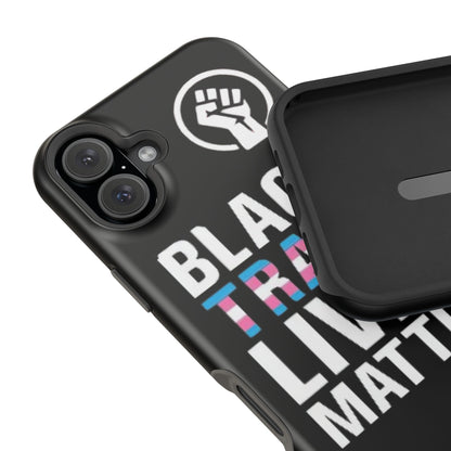 Impact-Resistant Phone Case — “Black Trans Lives Matter” Bold Activist Design