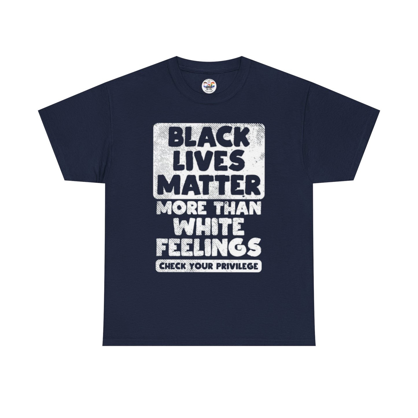 Black Lives Matter Graphic Tee — "More Than White Feelings" Social Justice T‑Shirt