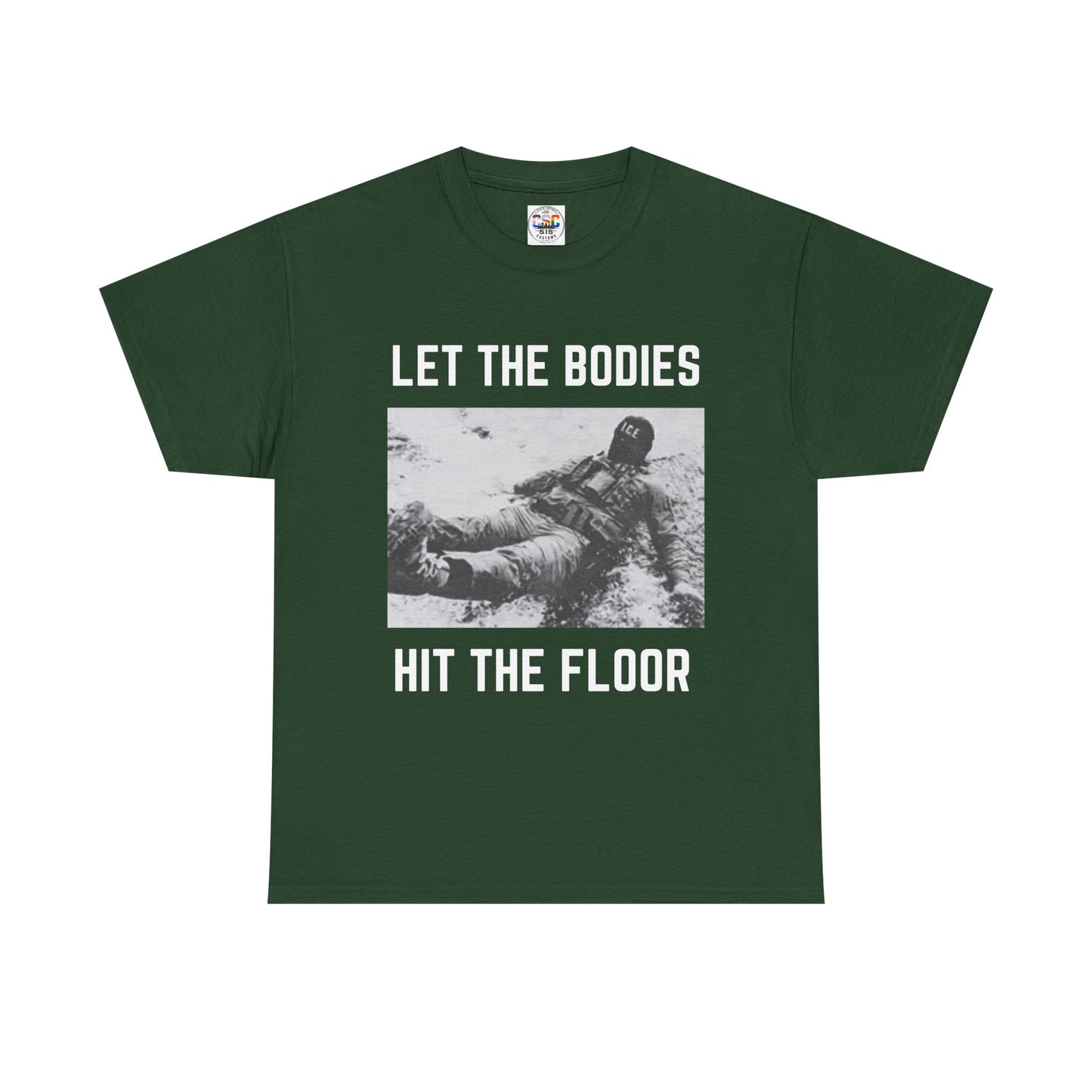 Let The Bodies Hit The Floor T-Shirt — Gothic Metal Band Lyric Tee