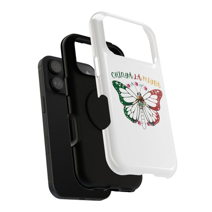 Phone Case — "Chinga La Migra" Mexican Flag Butterfly Impact-Resistant Case