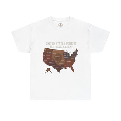 “United States Without Illegal Aliens” Political Graphic T-Shirt