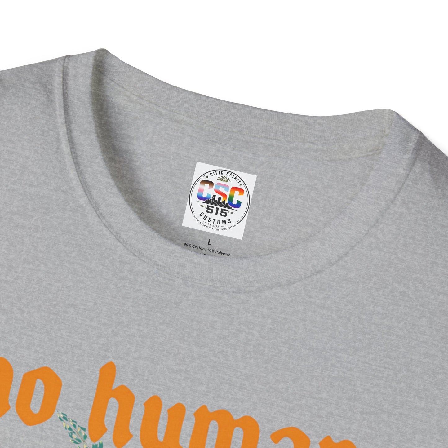 No Human Is Illegal T-Shirt — Immigration Justice Graphic Tee