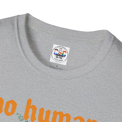 No Human Is Illegal T-Shirt — Immigration Justice Graphic Tee