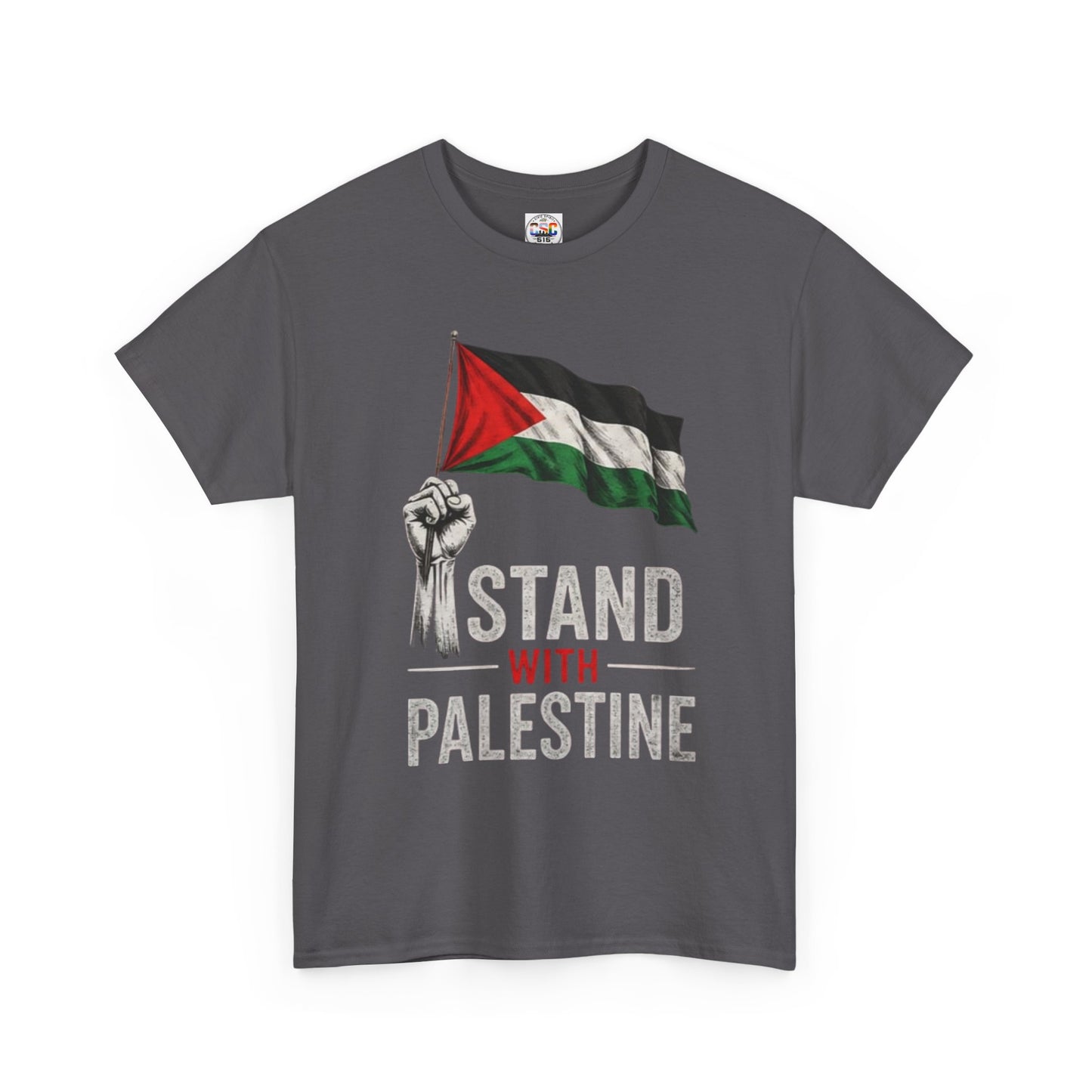 Stand With Palestine T-Shirt - Palestinian Flag Protest Tee