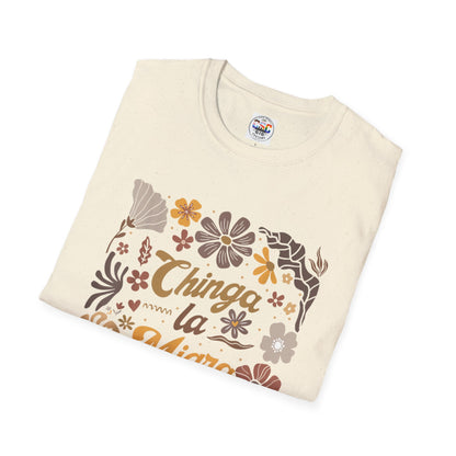 Retro Brown Floral Mexican Pride Tee
