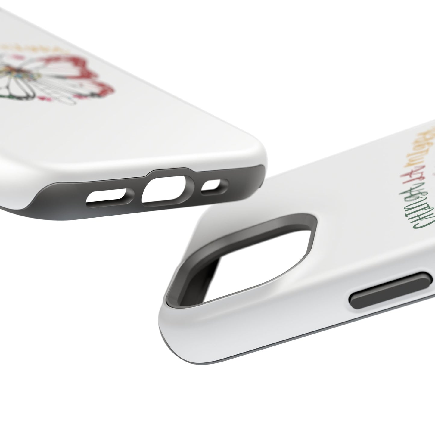 Phone Case — "Chinga La Migra" Mexican Flag Butterfly Impact-Resistant Case